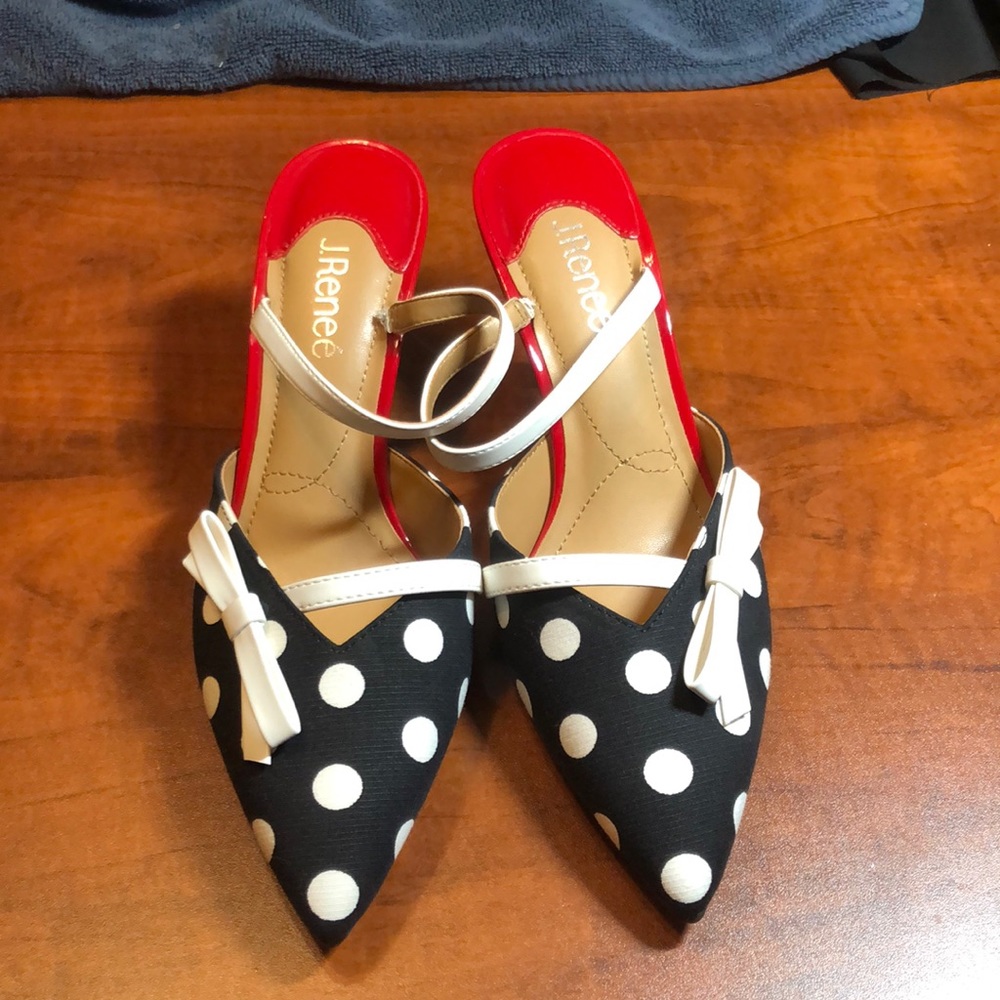 Sling back fun shoes